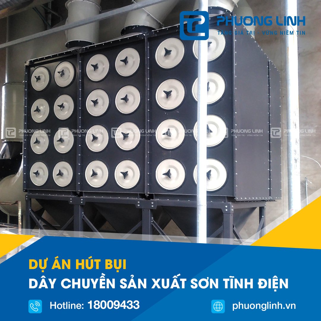 Kỷ niệm 1 năm Phương Linh bàn giao và lắp đặt thành công Hệ thống Hút lọc bụi cho Dây chuyền sản xuất Sơn tĩnh điện 